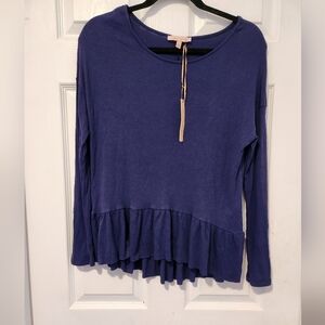 Gibson latimer mer tunic long sleeve top new Size S